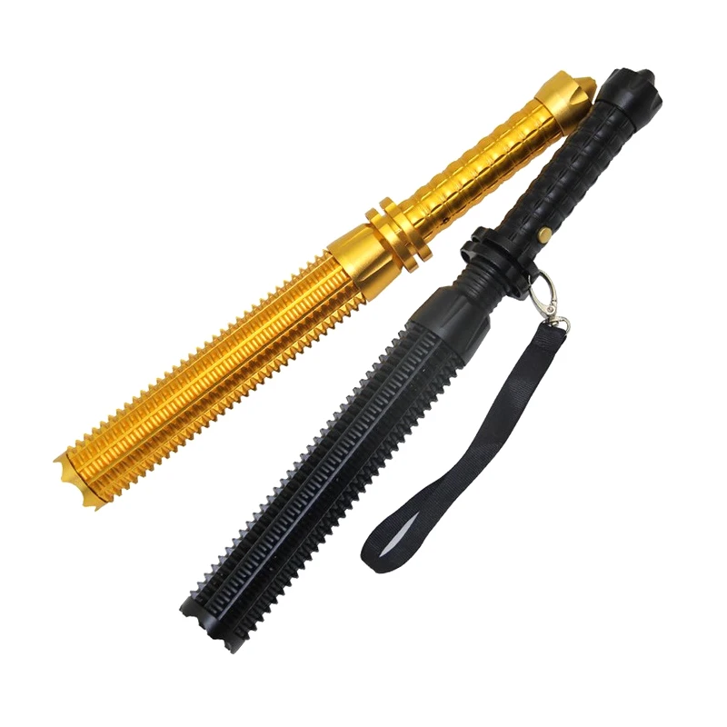 

Telescopic LED Emergency Self Defense Zoom Flashlight Torch Lifesaving Hammer Aluminum Alloy ZJ55