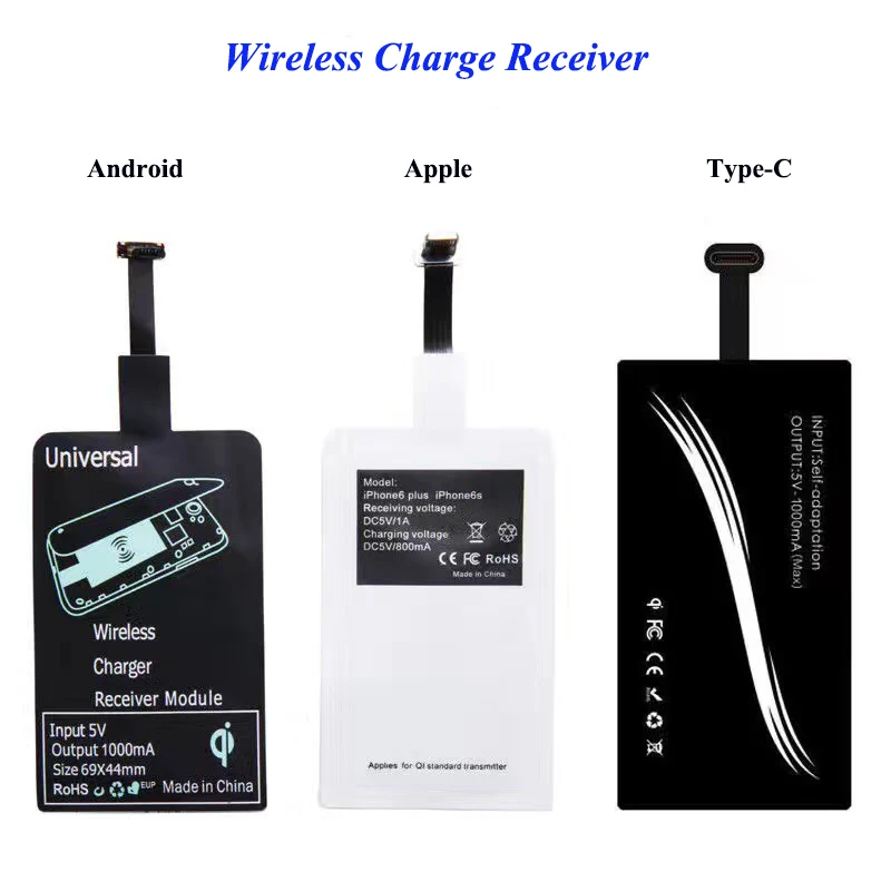 07Qi Wireless Charger Receiver Universal