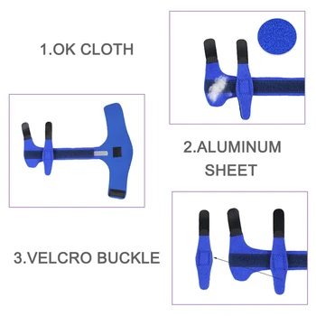 

Adjustable Finger Splint Joints Fractures Stabilizer Hand Support Recovery Brace Protection Aid MSU99