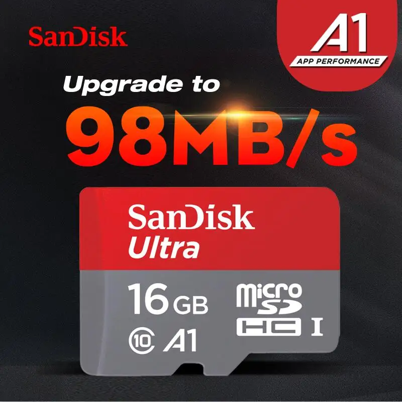 New products SanDisk Class 10 UHS-I Memory Card TF Card SD card micro SDHC 98MB/s 16GB 32GB and SDXC 100MB/s 64GB 128GB sandisk ultra sdhc large capacity 8gb 40mb s class 10 sd extra memory card