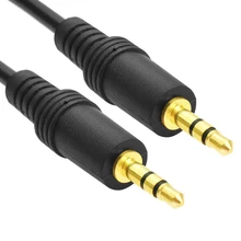 TRANSCTEGO Audio cable aux jack 3.5 Stereo 3.5mm Cables Vehicle connecting Line Male to 2m/5m/10m/15m Gold-plated