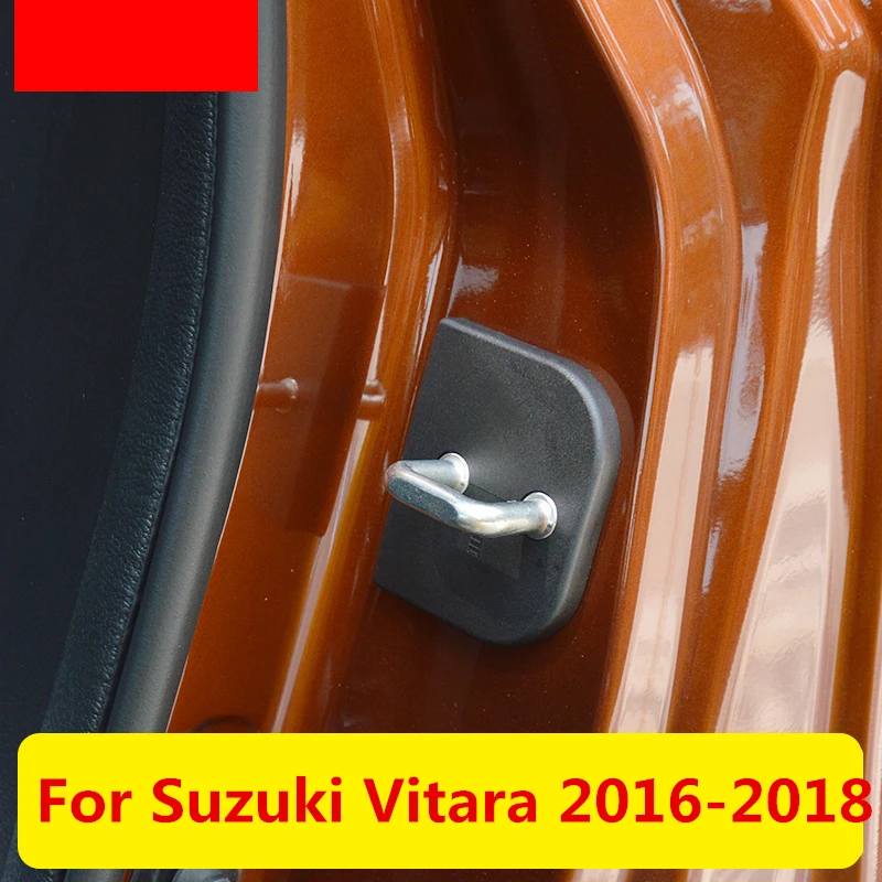 

For Suzuki Vitara 2016-2018 Car Waterproof Door Lock Protective Cover Waterproof and rustproof car styling Interior decoration