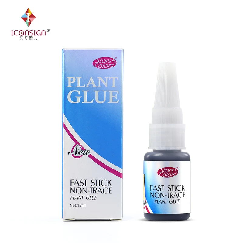 

Fast stick non-trace plant glue No Sensitive for skin Fake eyelashes glue For Lashes Personal use 15ml can keep 5 to 6 weeks