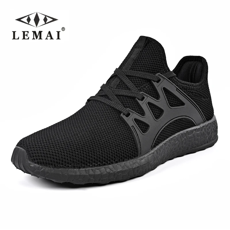 

LEMAI 2018 Men Casual Shoes, Sneakers Mesh For Men,Super Light Flats Shoes, Foot Wrapping Big Size #36-44
