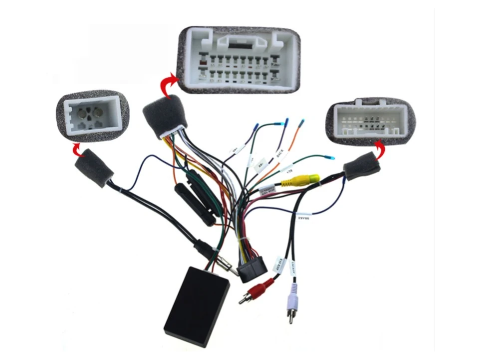 Special Wiring Harness For Toyota Prado Iso Harness Car Radio Power Adaptor Power Cable Radio