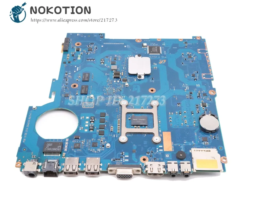 NOKOTION для samsung RV511 NP-RV511 Материнская плата ноутбука HM55 DDR3 GT315M видеокарта BA92-07405A BA92-07405B BA41-01423A 15,6 дюймов