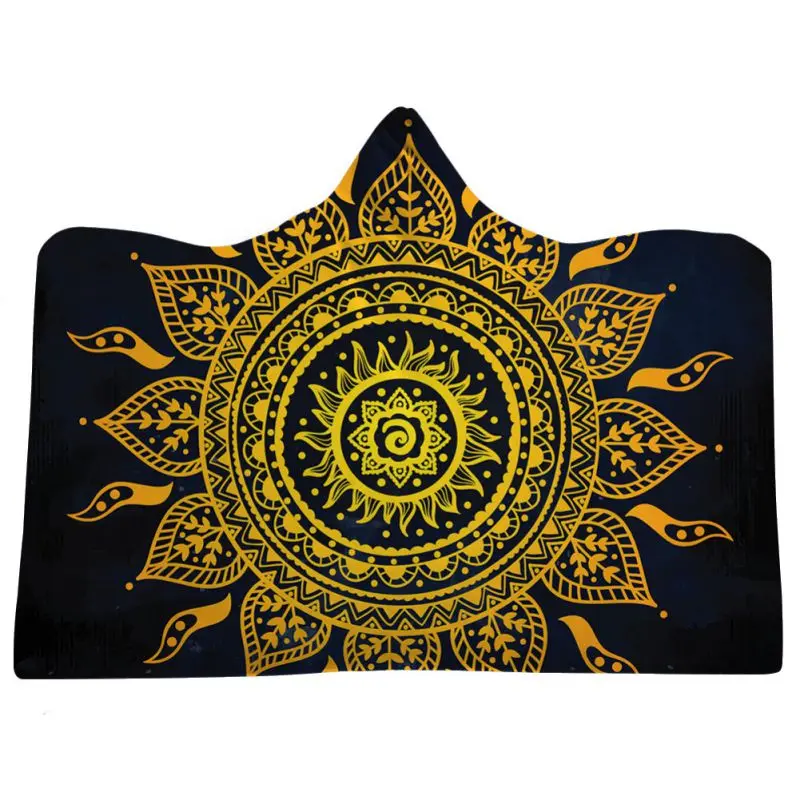 3D Печатный религиозный стиль супер мягкое уютное одеяло в кепке теплое одеяло для дивана плед путешествия с капюшоном одеяло