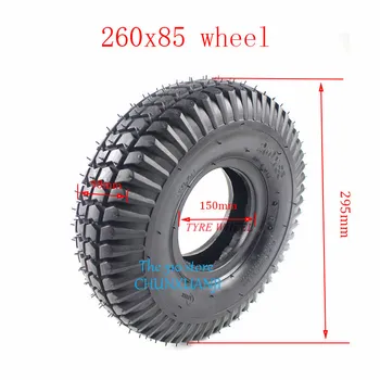 

2019 Good Reputation 260x85 Tire and Inner Tube 3.00-4 (10"x3", 260*85) Knobby Scooter, ATV and Go Kart Tire and Tube Motor Tire