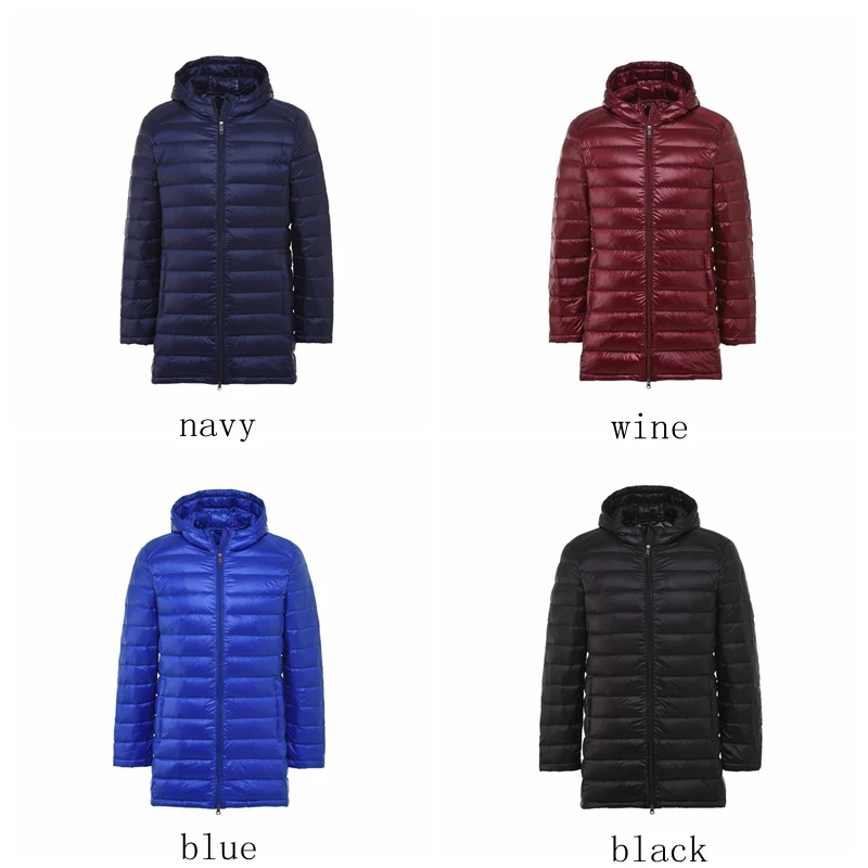 NewBang 7XL 8XL Winter Long Duck Down Jacket Men Feather Parka Man Ultra Light Down Jacket Men Lightweight Warm Puffer Jackets long puffer coat