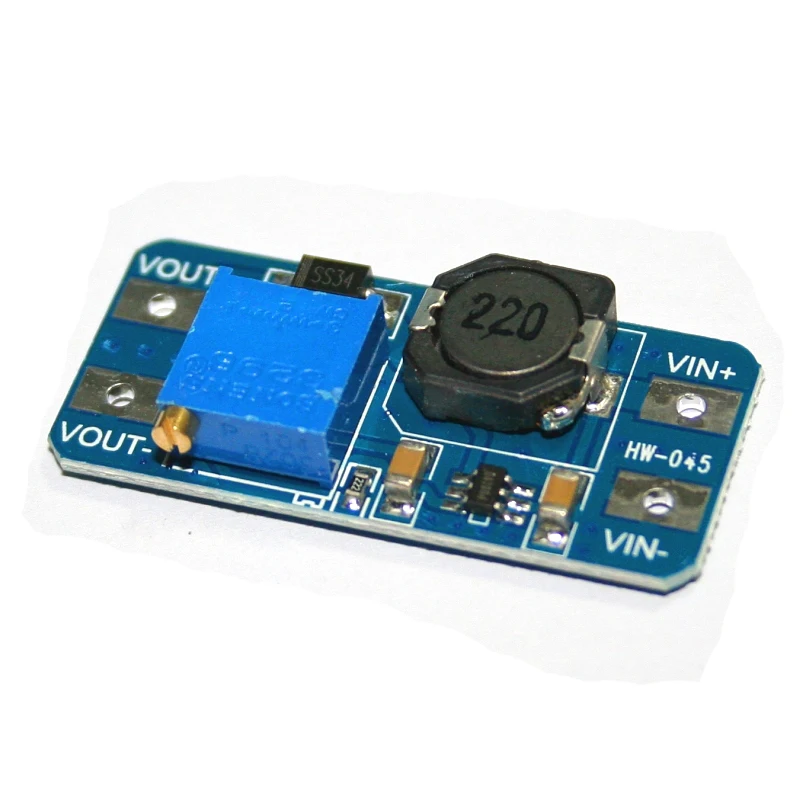 

MT3608 DC-DC Step Up Converter Booster Power Supply Module Boost Step-up Board MAX output 28V 2A for arduino