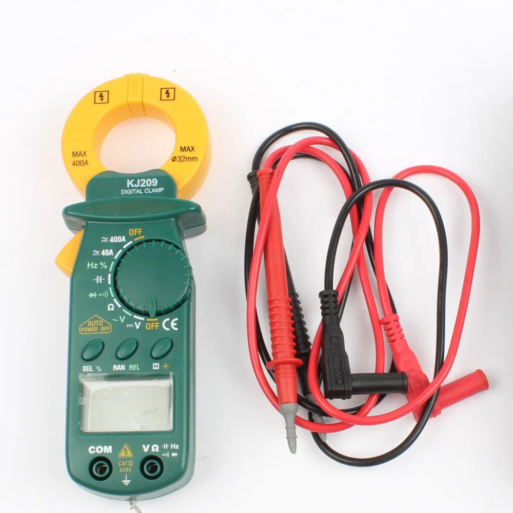 

KJ209 small DC AC digital clamp meter portable pocket DC AC Clamp ammeters MULTIMETER