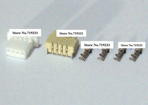 

Micro Mini 1.0 4-Pin Connector plug Male Female, crimps x 1000 sets
