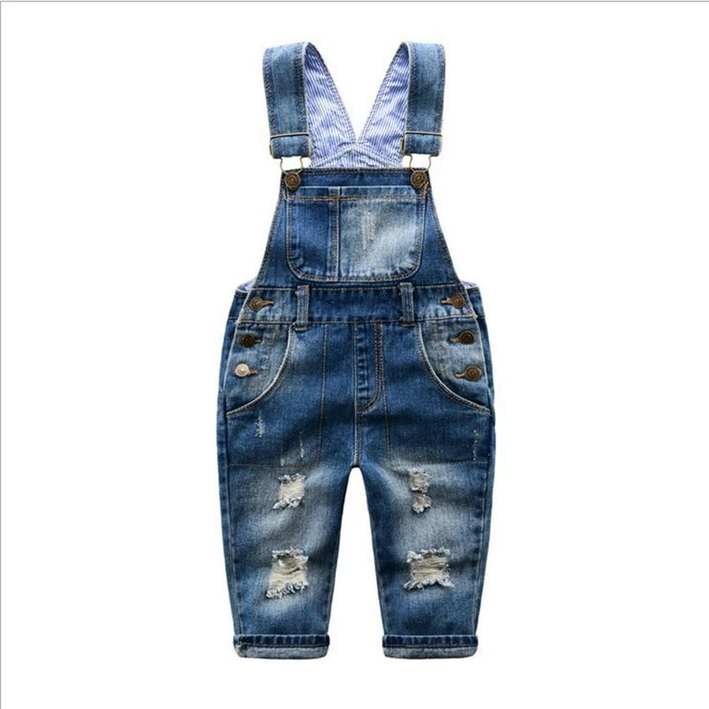 combinatie omroeper Prime Baby Pants Boys Girls 2016 New Arrival Trouser Jeans Denim Jumpsuit  Overoles Kids Autumn Winter Hole Jeans Jumpsuits Clothes - Kids Overalls -  AliExpress