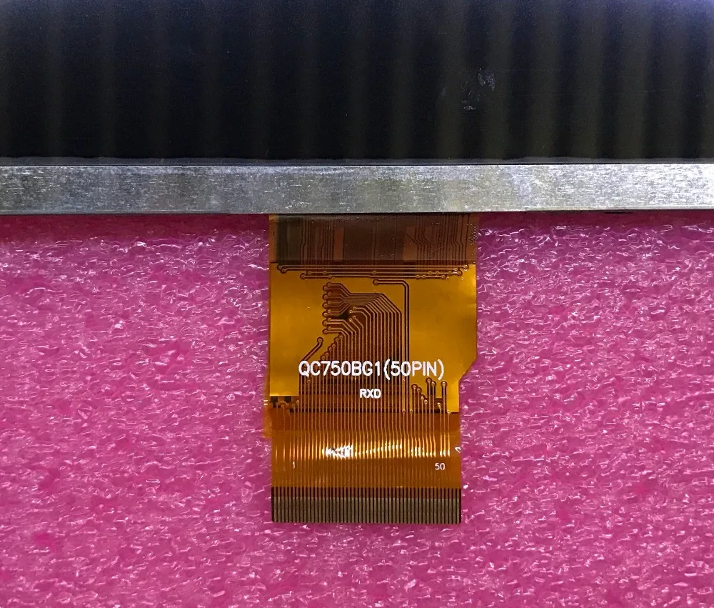 100% оригинальный новый 7-дюймовый ЖК-дисплей Φ: QC750BG1 (50PIN) 165*100 или 165*97 | Компьютеры и