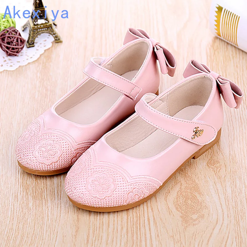 Akexiya Girls Shoes Spring Autumn Casual Flat Shoes for Girls Princess