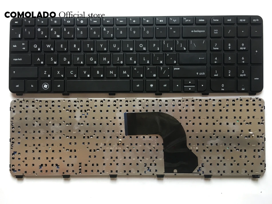 RU Russian keyboard For HP Pavilion DV7-7000 DV7-7100 dv7t-7000 dv7-7200 dv7 7001EM Black with frame keyboard RU Layout