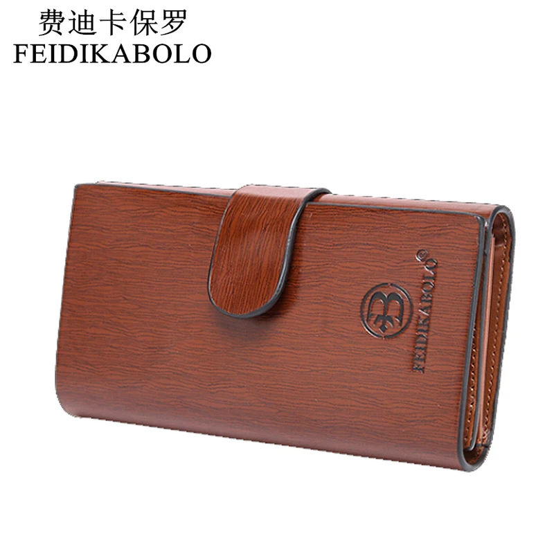 

2019 new leather clutch wallet Business casual wallet China brand high quality purse Brown men organizer wallets Free shipping