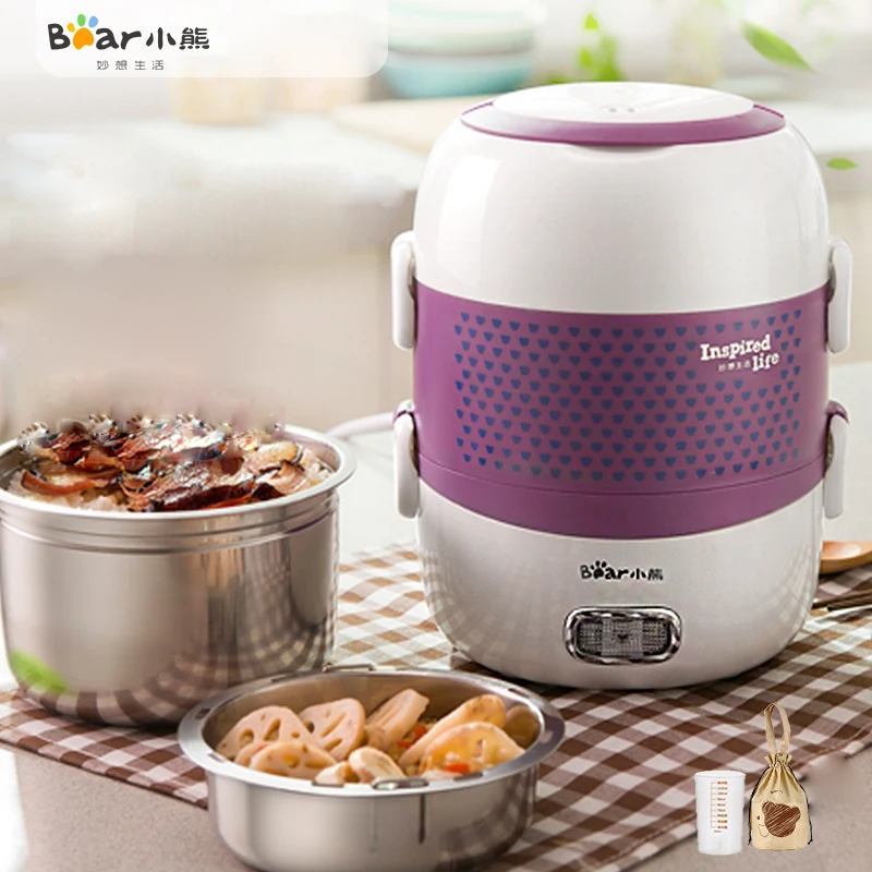 

Bear DFH-S263 Electric Lunch Box Electric Box Heating Plug The Lunch Box Insulation Sealed Cooking Negative Pressure Seal