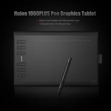HUION 1060 Plus Art Digital Graphic Drawing Tablet Board Digital Tablet Tableta Grafica Tablet with 8GB