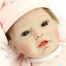 55 см силиконовые куклы reborn baby с Магнитная соска boneca reborn Brinquedos Meninas