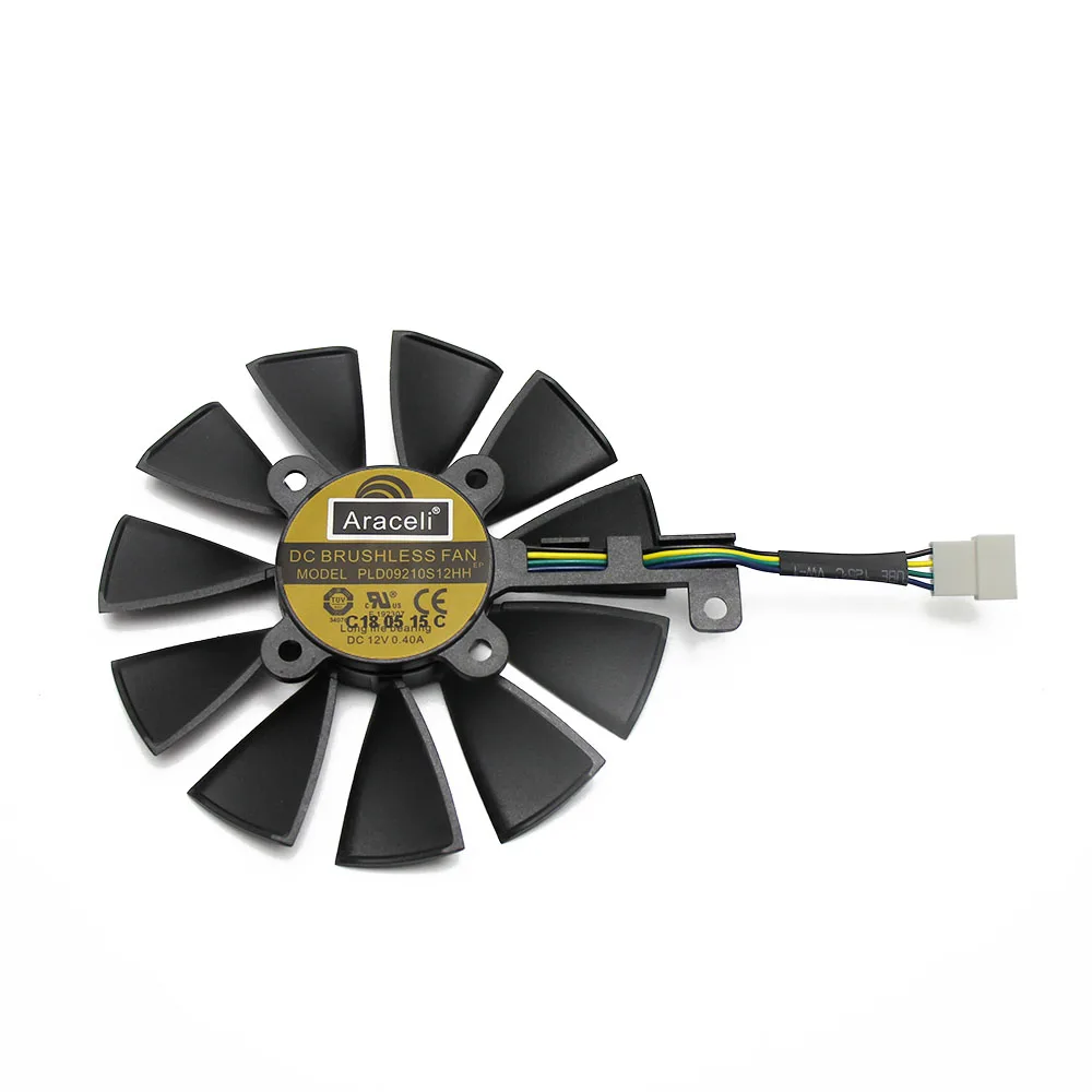 Новый вентилятор охлаждения для ASUS Strix GTX 1060 OC 1070 1080 1080Ti RX 480 87