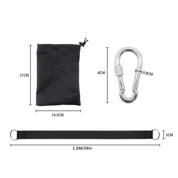 

Outdoor hammock tied rope Outdoor swing safety rope Polyester encrypted high-strength High-loaded webbing for camping, travel