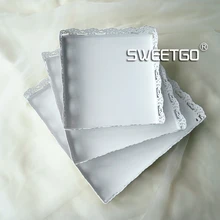 Торта quadrata лоток 6/8/10 металло attrezzi della торта tabella di cerimonia decoator формы для выпечки cucina, Gastronomia бар