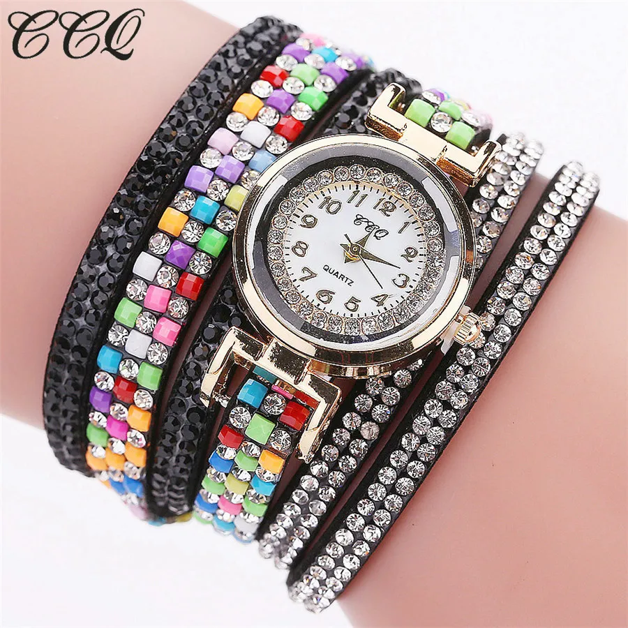 

Hot Selling CCQ Brand Fashion Luxury Leather Bracelet Watch Ladies Quartz Watch Casual Women Wrist Watch Relogio Feminino C114