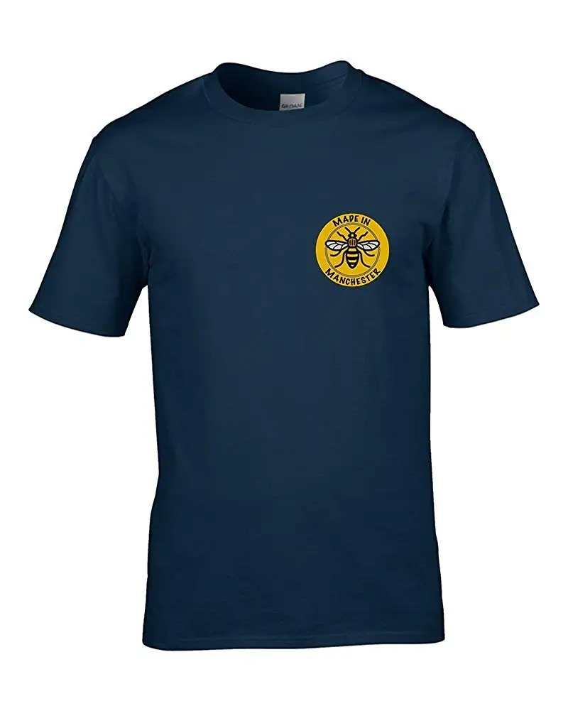 

2019 Men T-Shirt Fashion O-Neck T-Shirt Harajuku Tops Tees Made In Manchester - Worker Bee Symbol- Men T-Shirt Superman T-Shirt