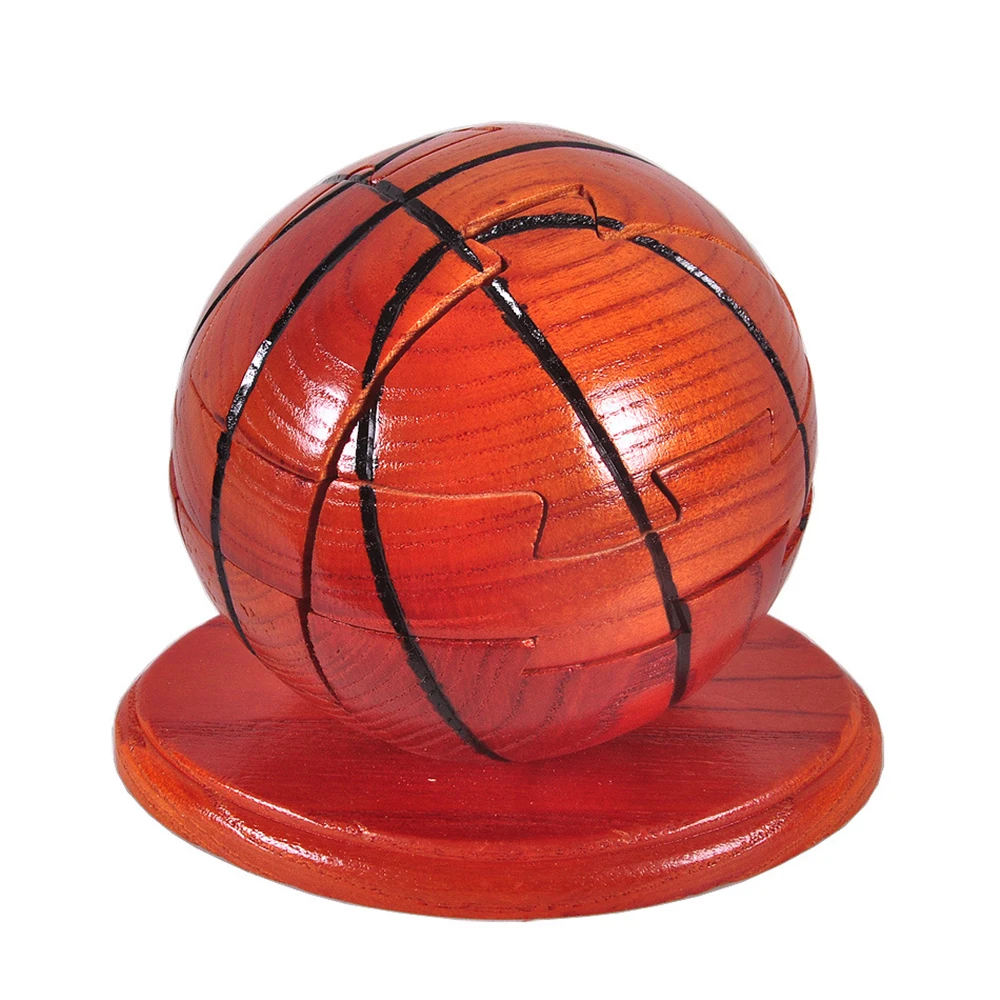 Kid Wooden Toys Children's Assembled Building Basketball Models 3D Jigsaw Handmade Model For Child Adult Gift | Игрушки и хобби