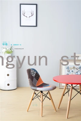 Детское деревянное основание, минималистичное современное детское кресло, пластик и дерево, ножки, обеденные современные кресло и стул, 1 шт