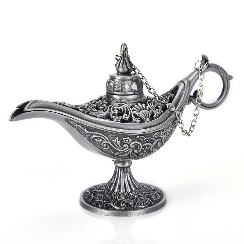 Home Decor Курильницы под старину Стиль сказка Волшебная лампы Чай горшок Genie лампы Винтаж Ретро игрушки для Детские 1 Pc подарки