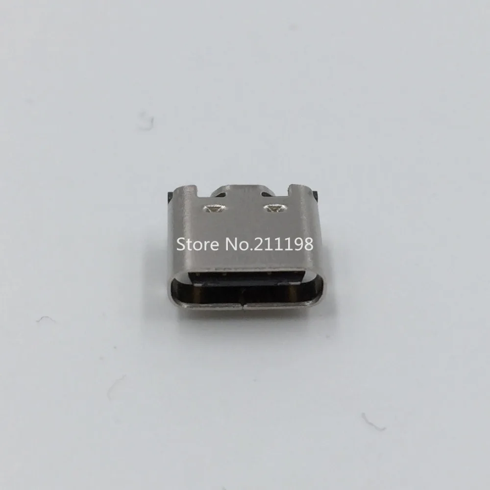 10 шт./лот Micro Usb Jack 3 1 Type C 16Pin гнездовой разъем для Мобильный телефон зарядный порт
