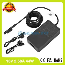 44 Вт 15 в 2.58A планшетный ПК зарядное устройство 1800 для microsoft Surface Pro 3 4 5 6 ноутбук адаптер переменного тока поверхность ноутбука модель 1769 1782