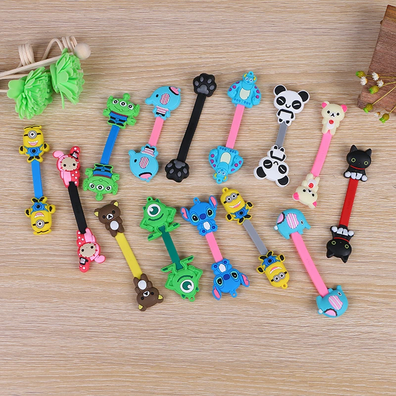 Cartoon font b Cable b font Organizer Bobbin font b Winder b font Protector Wire Cord