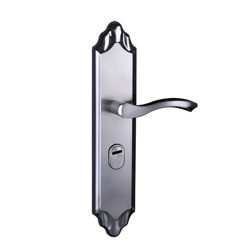 

2018 New Free Shipping Wholesale Bedroom Contracted Stainless Steel Wooden Door Locks Of Hand Direction For General Mechanical
