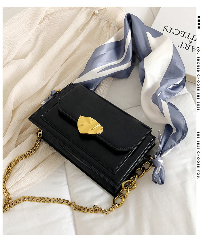 Luxury Handbags Women Bags Designer PU Leather Bags for Women Scarves Shoulder Strap Messenger Bags Crossbody Bags for Lady