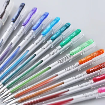 

12pcs/set Colorful gel pen 0.5mm bullet color pen sketching painting graffiti hand account pen stationery