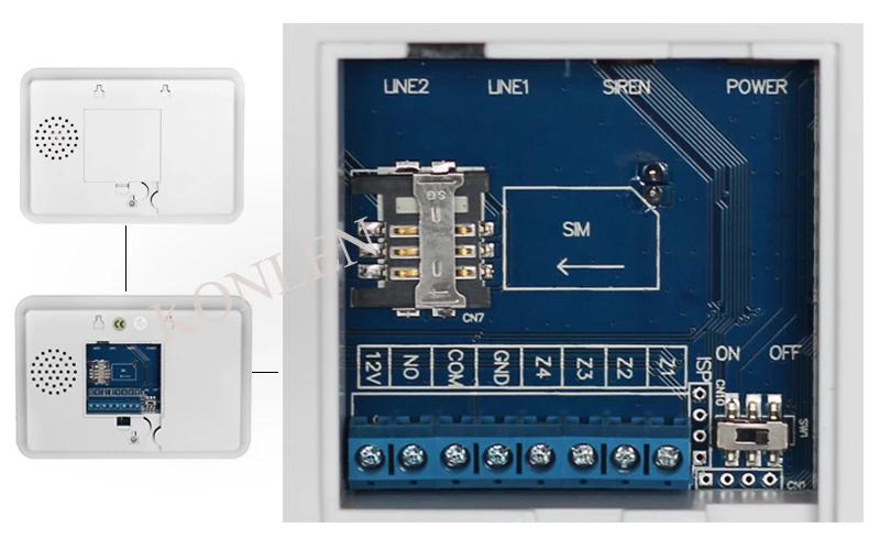 WIFI GSM PSTN Alarm System 14