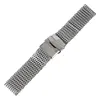 18/20/22mm Watchband Luxury Cool Watches Mesh Stainless Steel Bracelet Silver Wristwatch Band Strap Replacement + 2 Spring Bars ► Photo 3/6