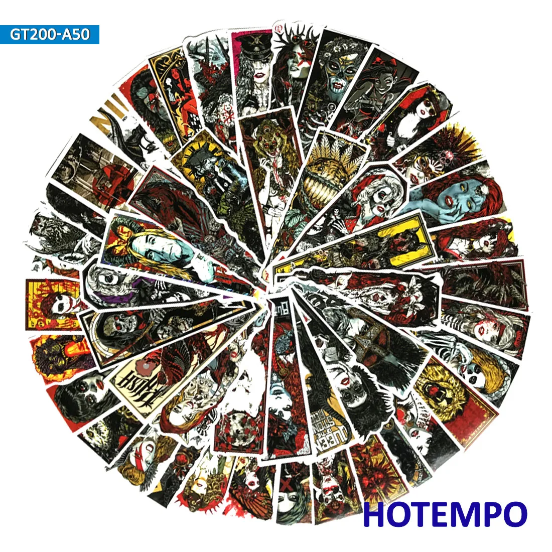 50pcs Gothic Terror Rock Stickers Skeleton Dark Glamour Sticker for Mobile Phone Laptop Luggage Skateboard Guitar Case Stickers 50pcs Gothic Terror Rock Stickers Skeleton Dark Glamour Sticker for Mobile Phone Laptop Luggage Skateboard Guitar Case Stickers