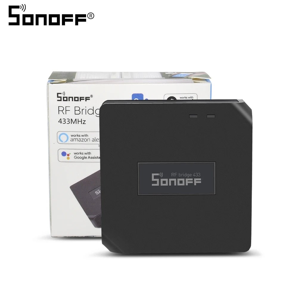 

SONOFF 433Mhz RF Bridge Wifi Signal Converter Sensor Door Window Wireless Switch Remote Controller Google Smart Home Automation