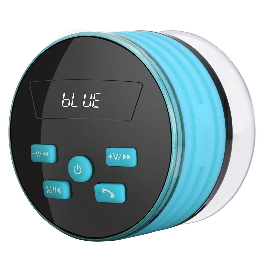 VOBERRY Sucker Design Portable Bluetooth Speaker Bathroom Waterproof