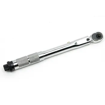 

Retail 1/4 inch Drive Torque Wrench Tools with Case Foot Pound 5-25NM Drive Click Adjustable Hand Spanner Ratchet Wrench Tool