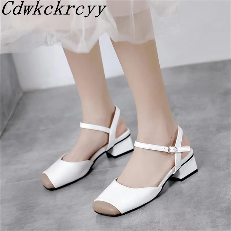 

Summer New pattern fashion Blue Patchwork temperament High-heeled sandals Simplicity temperament Student Big code Women sandals
