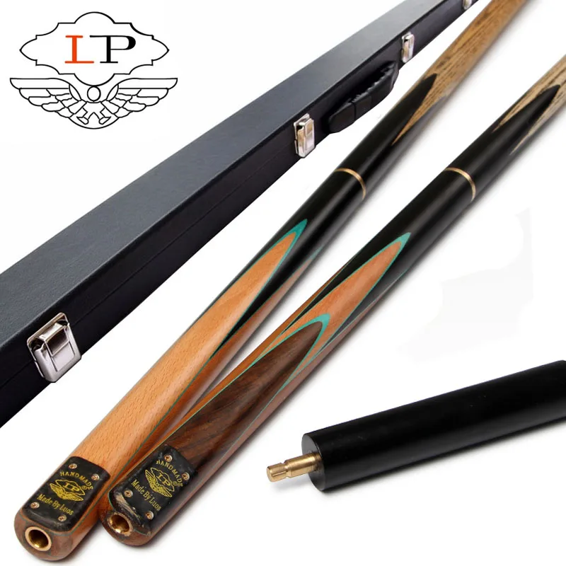 LP Snooker cue, модель Heifang, длина кия 145 см, Cue Tip 9,8 мм, пепельница, ручная работа 3/4 Бильярдные кии чехол, набор Китай