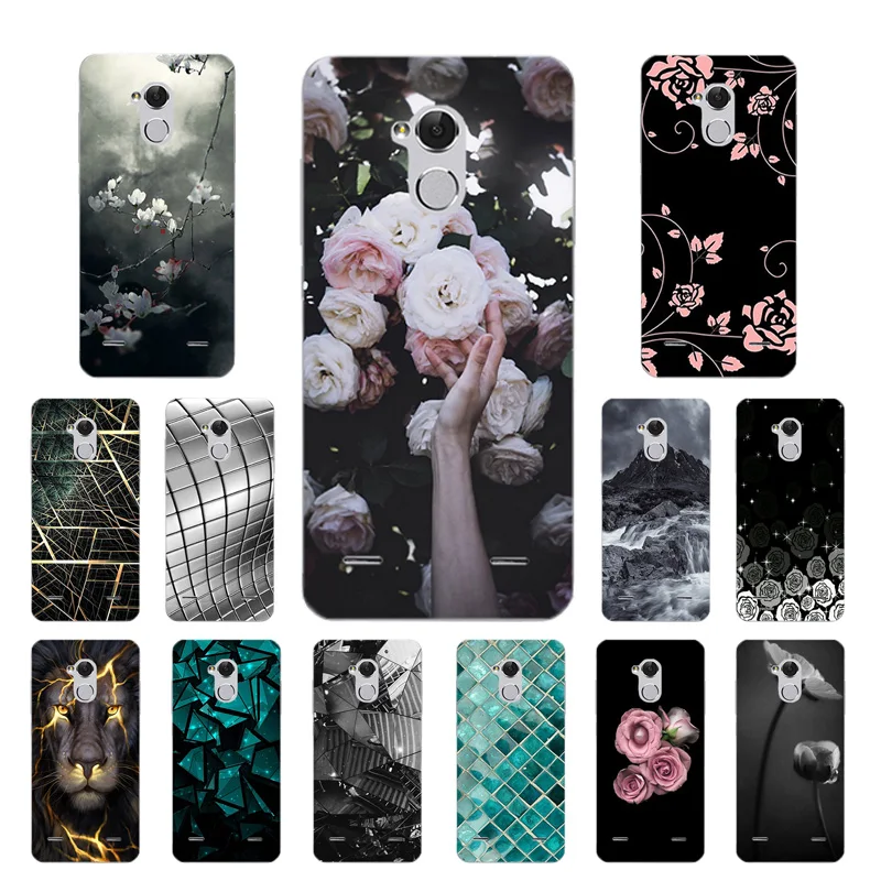 5.0&quot for ZTE Blade BA2 V7 Lite Back Cover Soft Silicone Phone Case Triangle Printing V7Lite Coque Capa |