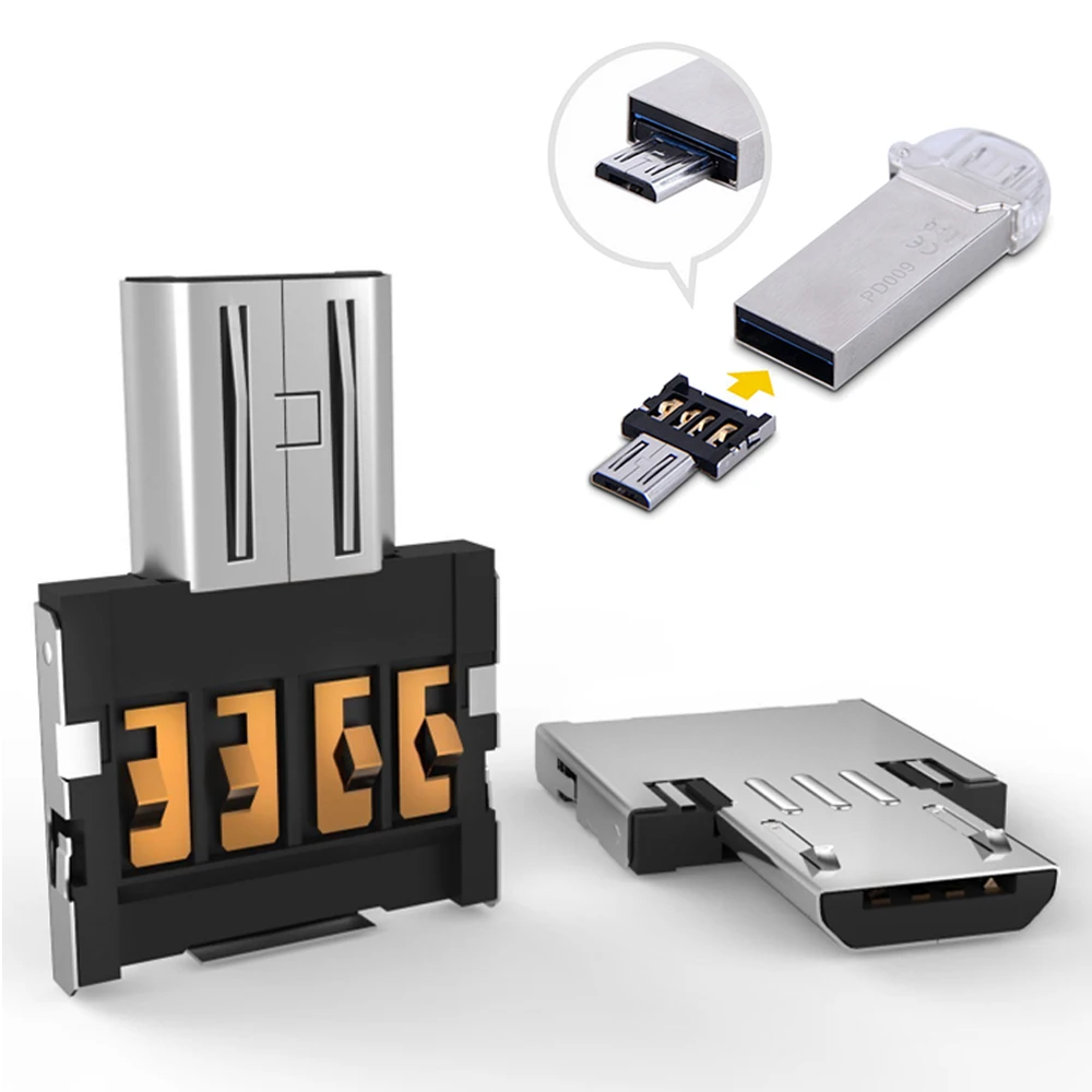 

Micro USB Male to USB Female OTG Adapter Mini Micro USB 5pin OTG Adapter Connector for Cellphone/Tablet/USBCable/Flash Disk