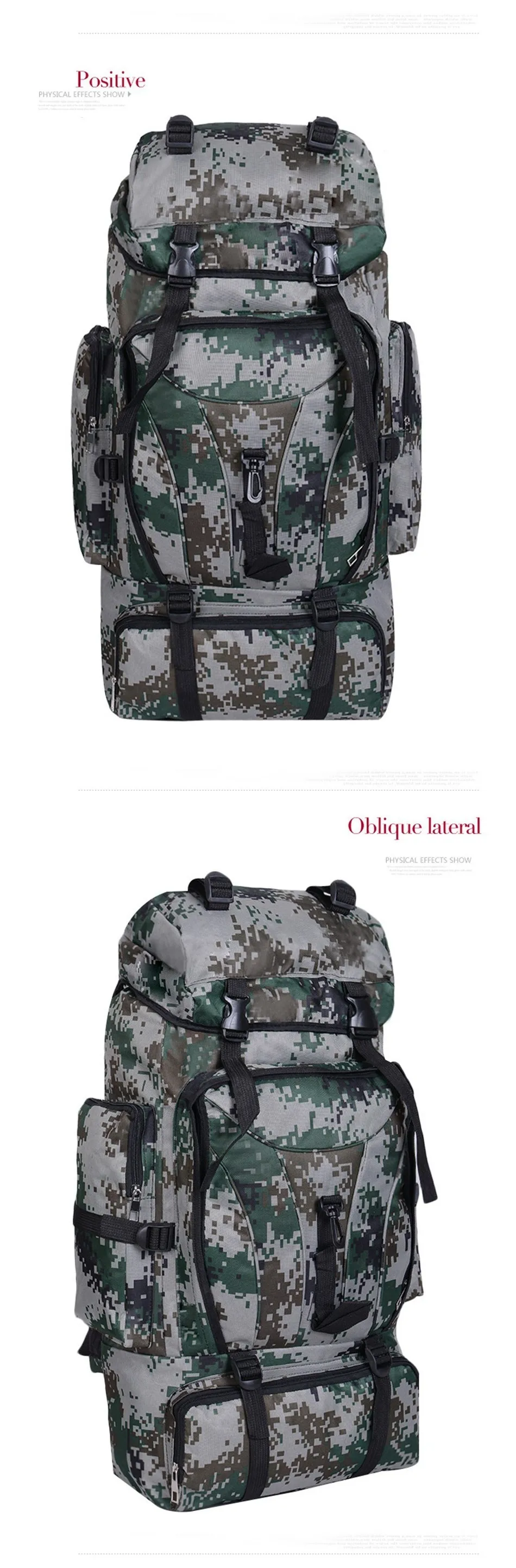 70L Men Tactical Bags Outdoor Sport Bag Waterproof Hiking Camping Bags Travelling Trekking Backpack Military Camouflage Bag (7)