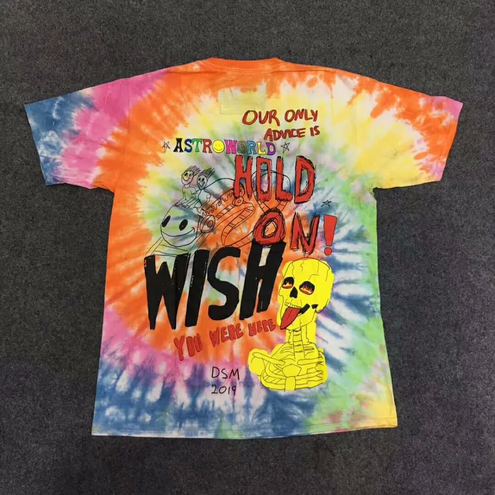 travis scott astroworld festival run tie dye tee